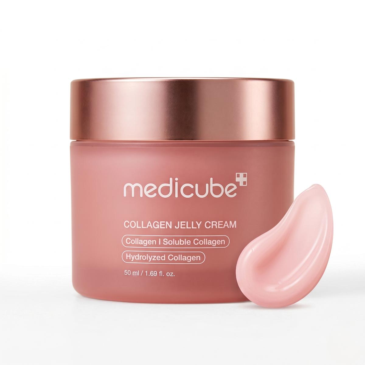 MEDICUBE Collagen Jelly Cream - Crema Reafirmante e Hidratante Efecto Glass Skin